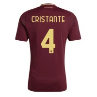 AS Roma Bryan Cristante #4 Replica Home Shirt 2024-25 Short Sleeve